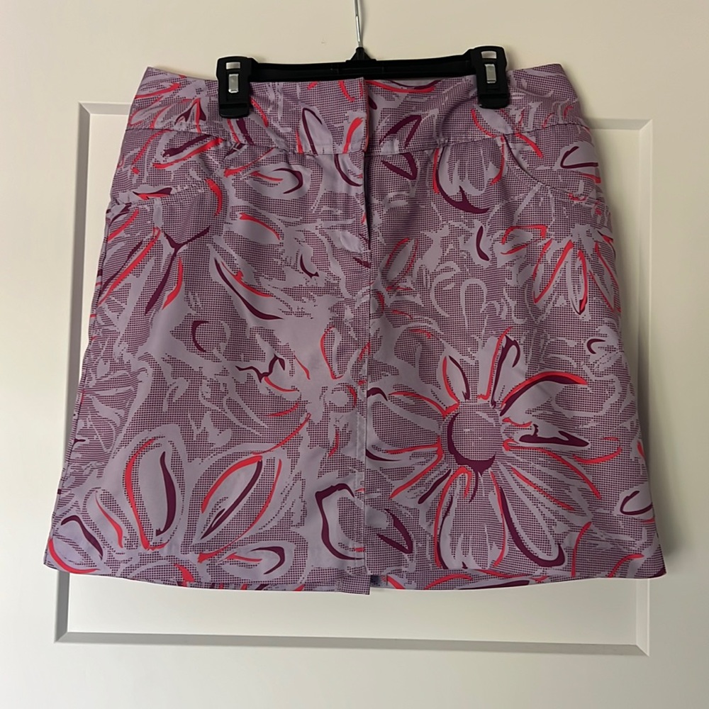 Darling Adidas Golf Skort. Multi color purple/coral. Sz 4